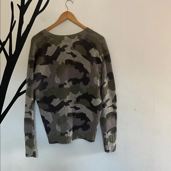 360 Cashmere Emerie camo sweater